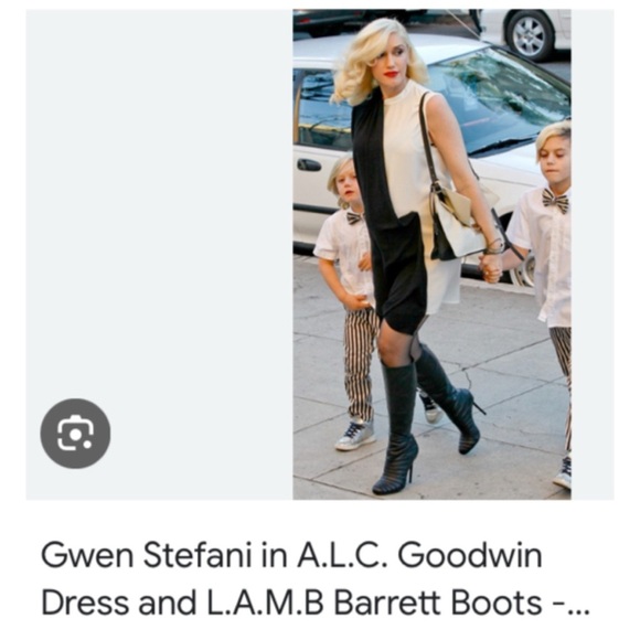 EUC!! L.A.M.B. Taupe Stiletto Knee High Boots, Size 6.5 - Picture 4 of 15